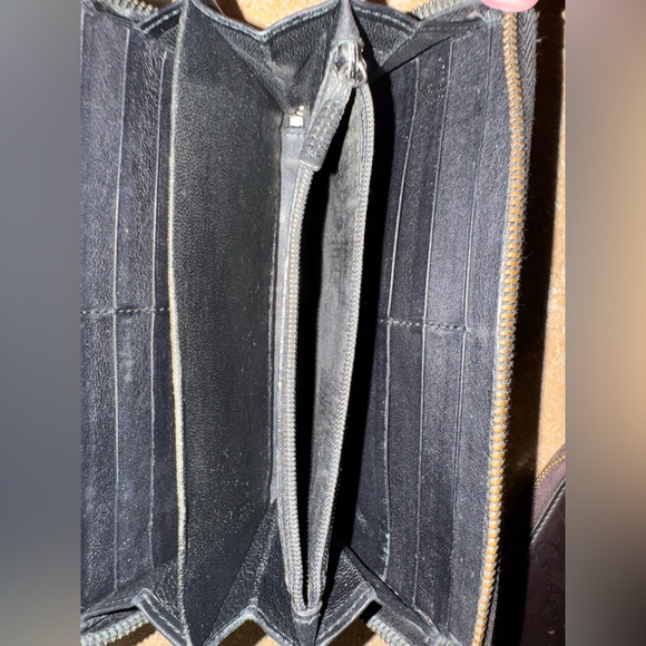 Authentic Vintage Gucci black wallet and brown card holder …. Great for projects - Picture 13 of 16